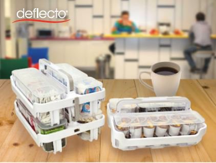 GarrigansTweets's tweet image. Coffee time? Keep break room supplies in Stackable
Caddy’s clear bins #Deflecto
#StackableCaddyOrganizer