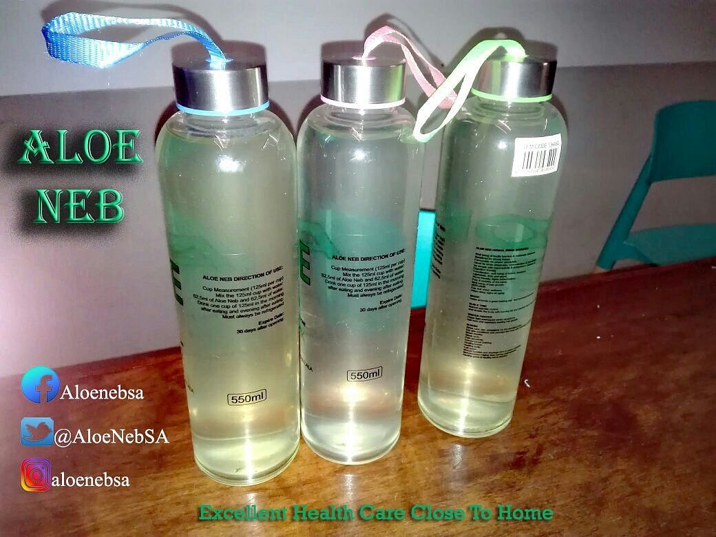 AloeNebSA's tweet photo. [PLEASE NOTE]: The Direction of use and the benefits of  the Aloe Neb health beverage product are on the side of the packaging. 
ORDER YOUR ALOE NEB PRODUCTS TODAY.
@AloeNebSA
#ExcellentHealthCareCloseToHome https://t.co/hg0lM47am7
