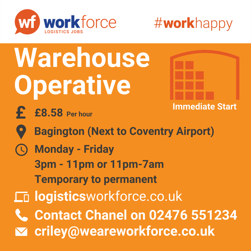 Immediate start jobs in coventry Immediate start jobs in coventry