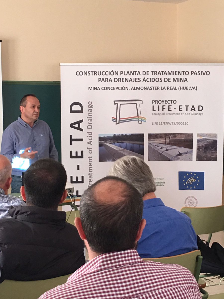 LifeEtad2017's tweet photo. Ya mismo hace un año de la jornada informativa dirigida a técnicos y empresas del sector minero para conocer la tecnología de depuración de aguas con residuos de la actividad industrial de nuestro Proyecto Life Etad. 

#LifeEatd #MedioAmbiente #JornadasFormativas https://t.co/nIVWo4Rzsl