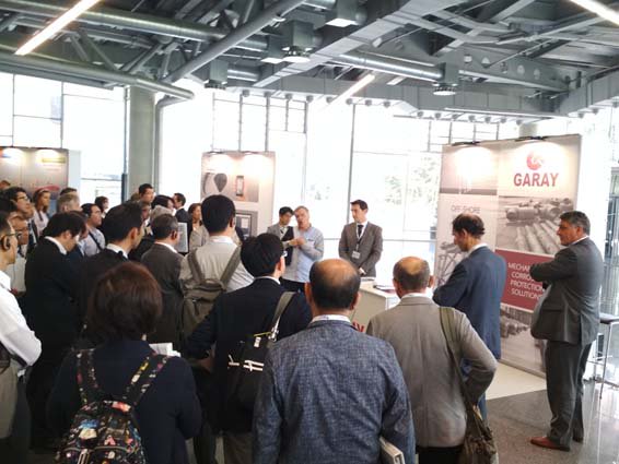 Garay_Group's tweet photo. GARAY participa en la jornada sobre eólicos marinos “The Offshore Wind Energy Generation Technology” en Bilbao
La jornada ha sido visitada por una delegación japonesa provenientes de 24 empresas del sector eólico marino. #offshore #Engineering #Garay #coatings #corrosion https://t.co/fKbgXhVJkO