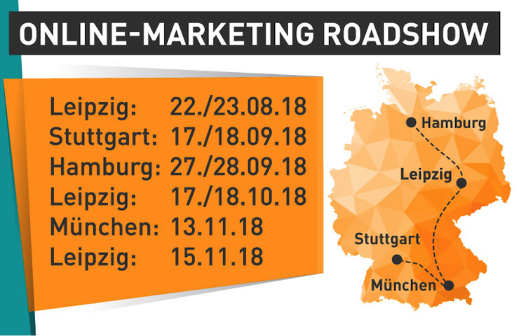 SellerBoost's tweet photo. Der @Haendlerbund #EcommerceCampus veranstaltet die #OnlineMarketingRoadshow, dieses Jahr in Kooperation mit @SellerBoost. 

Hauptaugenmerk liegt auf der Stärkung kleiner und mittelständischer Online-Händler in Sachen #OnlineMarketing.

https://t.co/R7cVsb5JAZ https://t.co/NsgH6VszWn