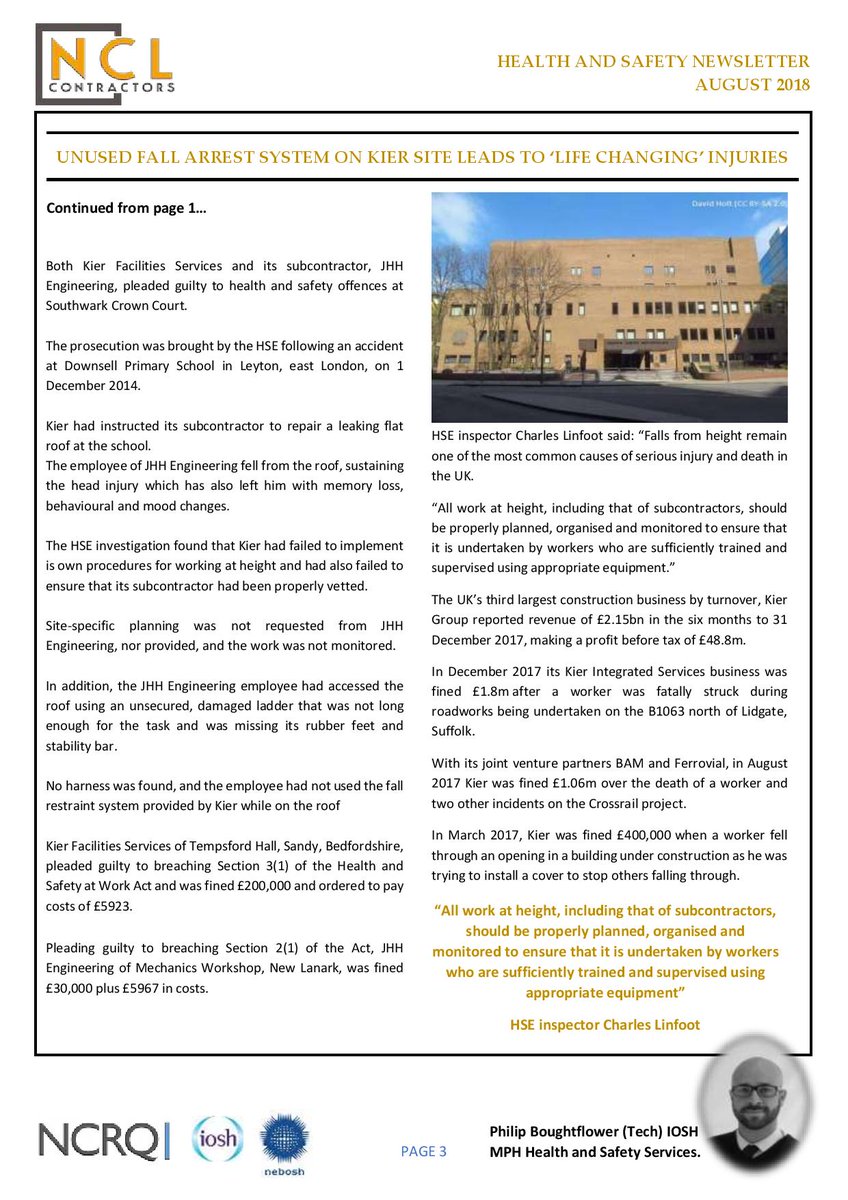 Our August news letter.