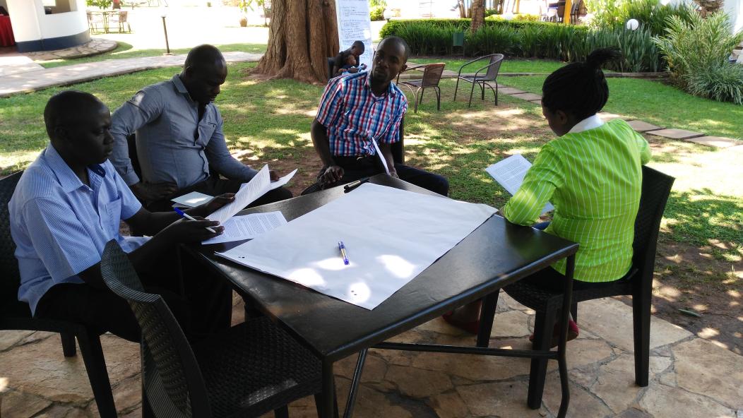 BIESSHOP_Ltd's tweet photo. #SocialMovementsTraining convened by @actionaiduganda for Local Level Partner Organisations. PARTICIPANTS currently in groups to discuss the concepts of #NonRepression, #NonExploitation and #NonExploitation as front loaded in #SocialMovements #AAU5thStrategyPaper https://t.co/Sa00MkEIBF