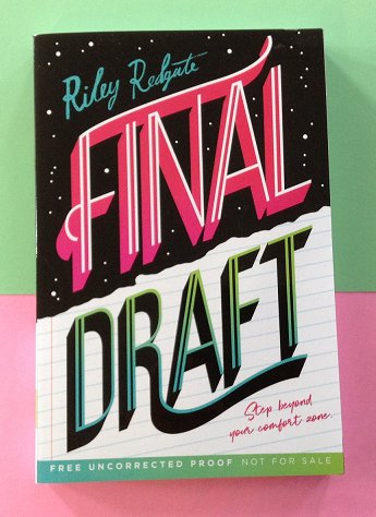 DrummondLRC's tweet photo. A lovely pressie 🎁arrived from @amuletbooks today❗️The latest book from #RileyRedgate 📚Final Draft will be waiting for students @Drummond_CHS when they return from summer hols ☀️ https://t.co/dki1XEVl7h