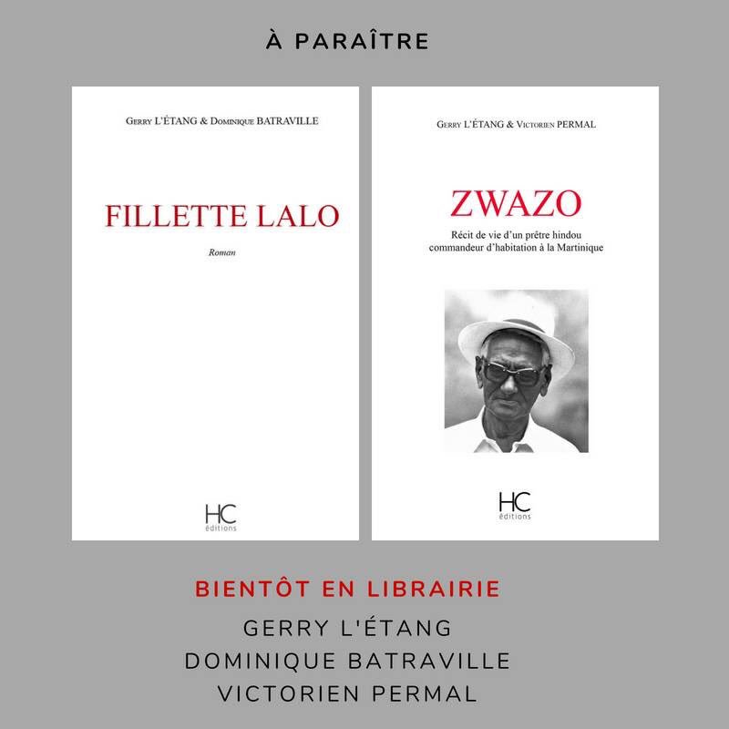 TerresOutreMer's tweet photo. ⚡️ #Bientôt ⚡️
👉 Fillette Lalo de Gerry L'Étang et Dominique Batraville sera en librairie dès le 6/9/2018.
👉 Zwazo, récit de vie d'un prêtre hindou commandeur d'habitation à la Martinique, de Gerry L'Étang et Victorien Permal sera en librairie dès le 15/11/18. https://t.co/4HWSKcqVBx