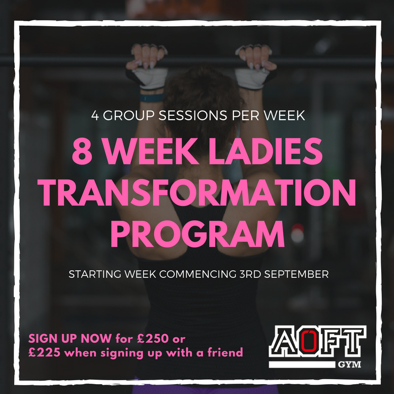 AOFT_GYM's tweet photo. Not long to go until we run our FIRST EVER male &amp; female small group transformations! 🤩

4 sessions per week, meal plans, measurements &amp; photos and all the support you need! Starting w/c 3rd September! 🏋️‍♂️

Message us NOW to secure your place! 📩

#transformationtuesday https://t.co/mOUvzvDIg7