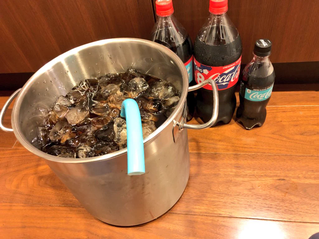 一度はやってみたい？キンキンに冷えたコーラをバケツいっぱいにして飲むｗｗｗ