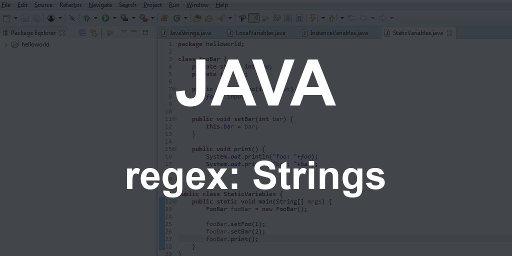 Java regex examples with strings - Learn Java step by step studiofreya.com/java/java-rege… #java #regex #programming #java8 #tutorials