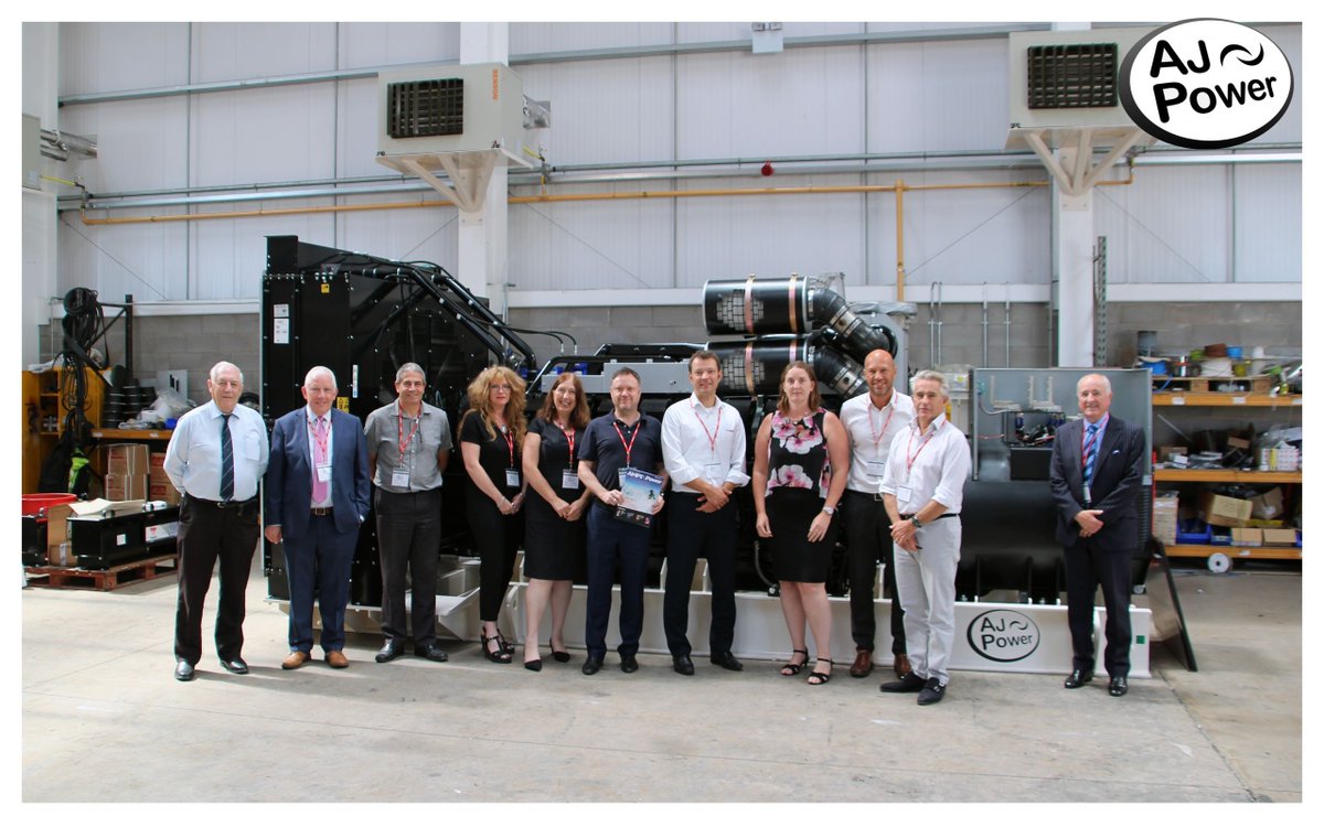 ajpower's tweet image. @ajpower recently hosted the @AMPSPowerSystem council meeting within its facilities. The meeting went well, including a tour of our #factory where an AJ1900 Mitsubishi #genset was in build. The members of the council also had a glimpse at the progress of the new #factoryextension