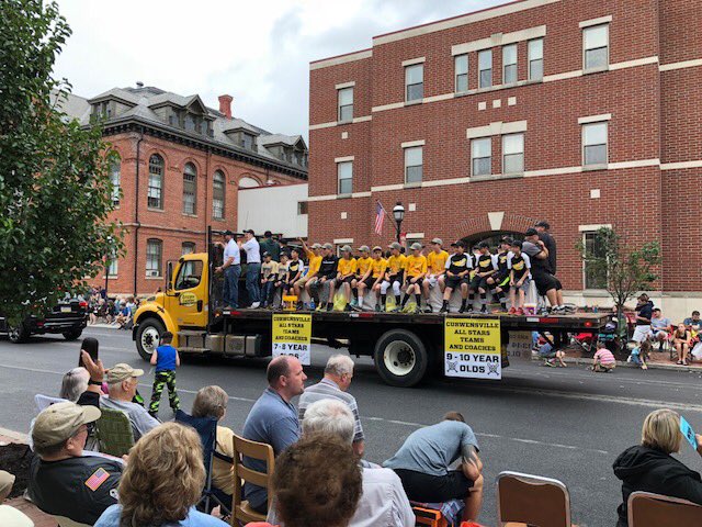 Lezzer Lumber was very proud to carry the Curwensville Youth Baseball All-Stars and Coaches in The 2018 Clearfield County Fair Parade