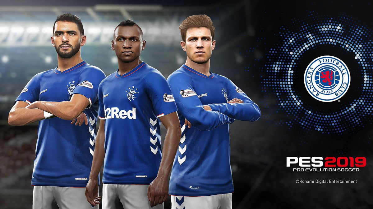 RangersFC's tweet photo. The iconic Ibrox Stadium - which will be made available via download after launch - will be perfectly recreated in the forthcoming @officialpes. https://t.co/ToR5fDUJt1