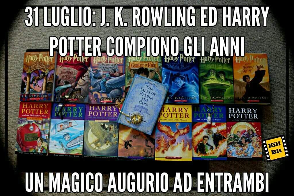 killbit791's tweet image. #killbit #curiosità #HappyBirthday #jkrowling #harrypotter #wizard #photooftheday #film #movie #book #writer #reading #31luglio #31july