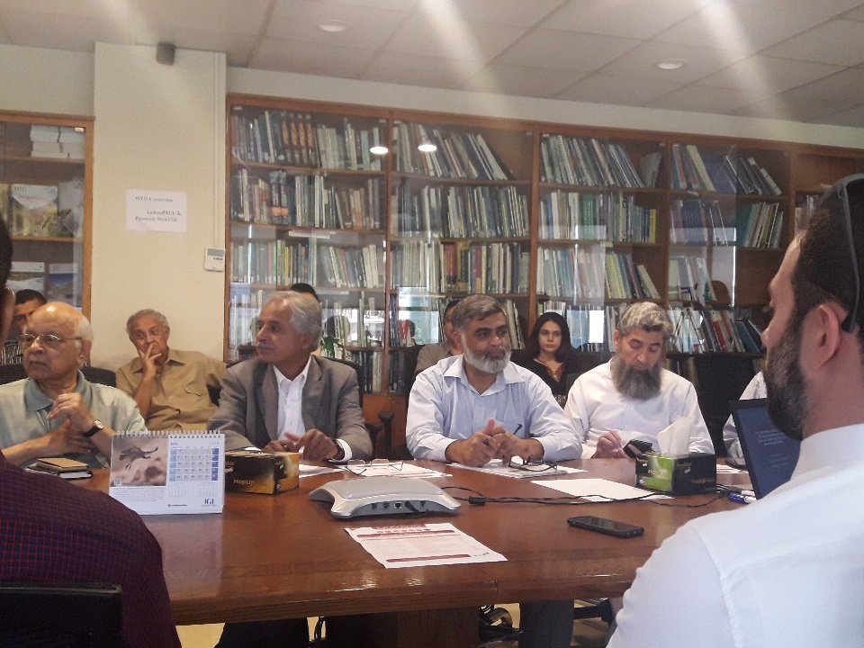 leadpakistan's tweet photo. #Talk21 on Managing Shared Basins: Lessons for #Pakistan from #Turkey-#Armenia #Water Agreement by Mr. Mehmet Altingoz happening right now at LEAD. https://t.co/hop5iXtWRD