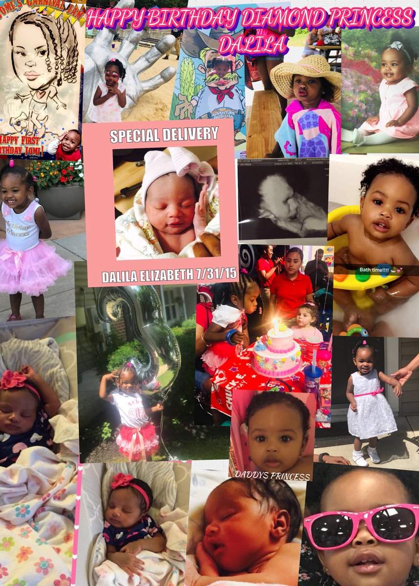 Today A DIAMOND PRINCESS WAS BORN ! What a BLESSING SHE HAS BEEN. Happy Birthday DALILA 🎂🎁🎊🌹❤️#3