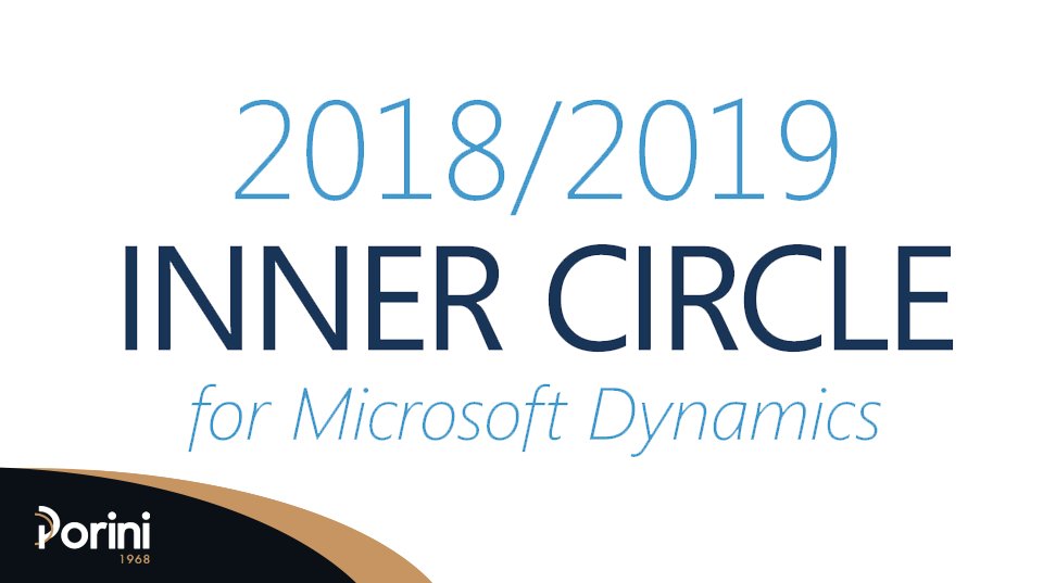 PoriniGroup's tweet photo. PORINI has achieved the prestigious 2018/2019 Inner Circle for #MsDynamics. Our outstanding performance has placed us in an elite group of most strategic #MSDynamicsPartner from across the globe. https://t.co/I8giL4t0XG
@microsoftitalia @msPartner https://t.co/g92sJXetwx
