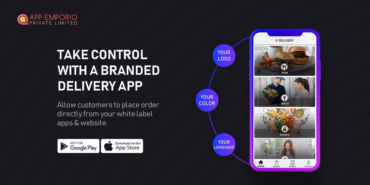 AppEmporio's tweet photo. Get Your Branded Delivery Service App With Complete Customization Facility. heck Complete Solution Here: https://t.co/vvsM3Zrpyk
#whitelabeldeliveryapp #deliveryapp #Entrepreneurship #startup #android #ios #MobileDev #appdev https://t.co/qHdZEEvTEg
