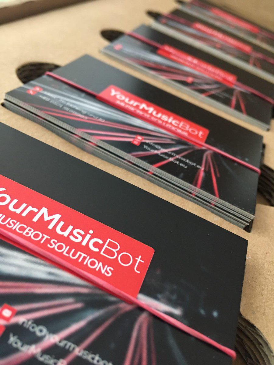 YourMusicBot's tweet image. 📰 | Visitenkarten

Unsere neuen Visitenkarten sind soeben eingetroffen.