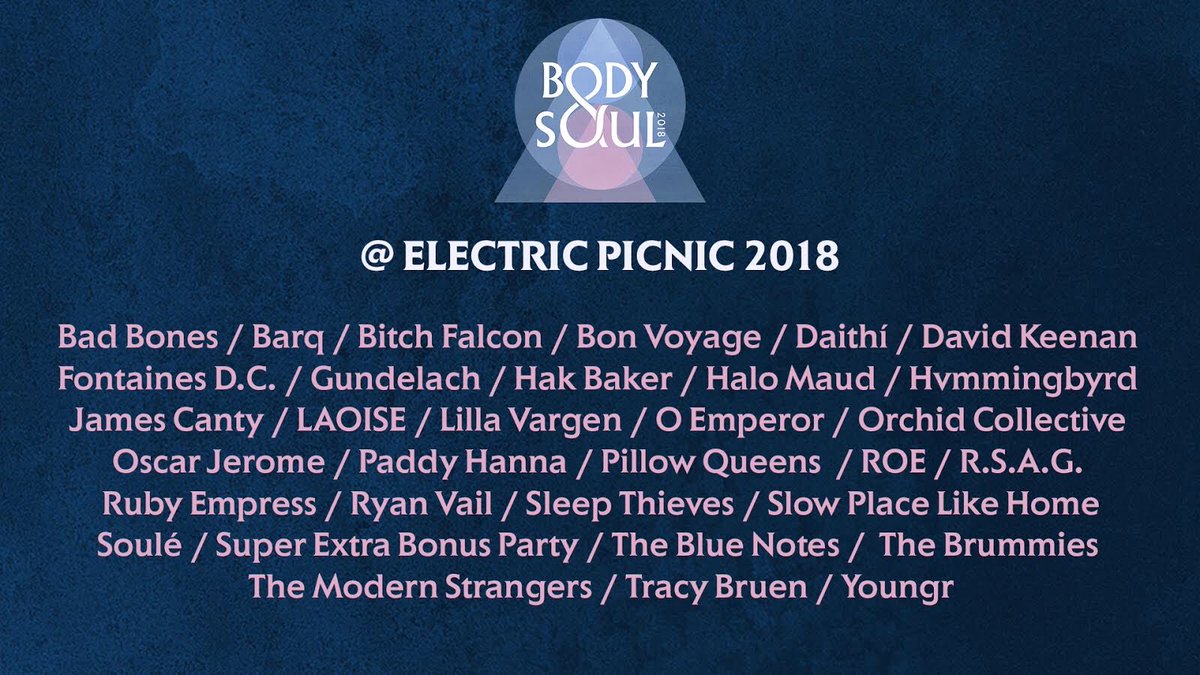 bitchfalcon's tweet photo. Ohhhh yeeeahhh! Weโre playing at 1am on the Friday night on the @BodyandSoulIrl stage!!
#BodySoulEP https://t.co/1eh0Y7I30k