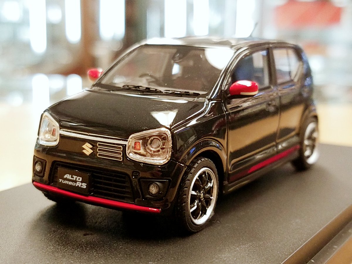 ミニカーショップ ポストホビー新宿店 弊社オリジナルmark43の新製品が怒涛のラッシュ まずは 1 43 スズキ アルト ターボrs Ha36s 入荷 カラーはブルーイッシュブラックパール パールホワイト ピュアレッドの3色 アルト ワークスはすでに発売済み