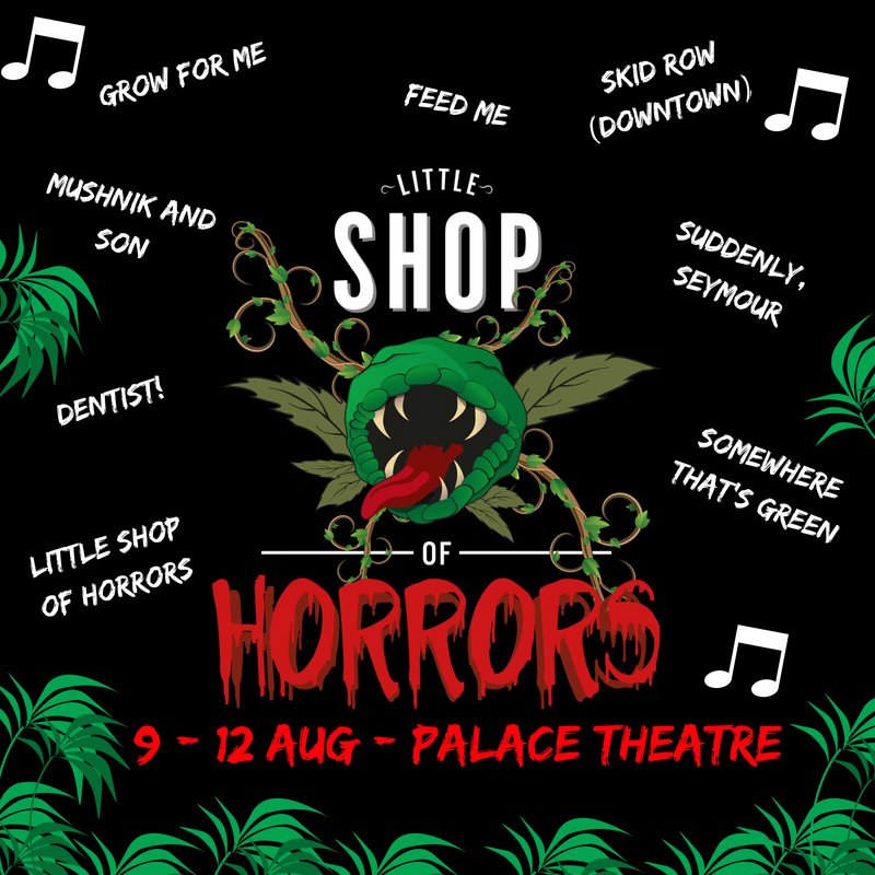 RT &amp; follow to win 2 x tickets to see Little Shop of Horrors 9 Aug 7.30pm Palace Theatre –Closes 6 Aug 9am bit.ly/2mbt3lE #lsoh2018 #palacetheatre #southend #competition