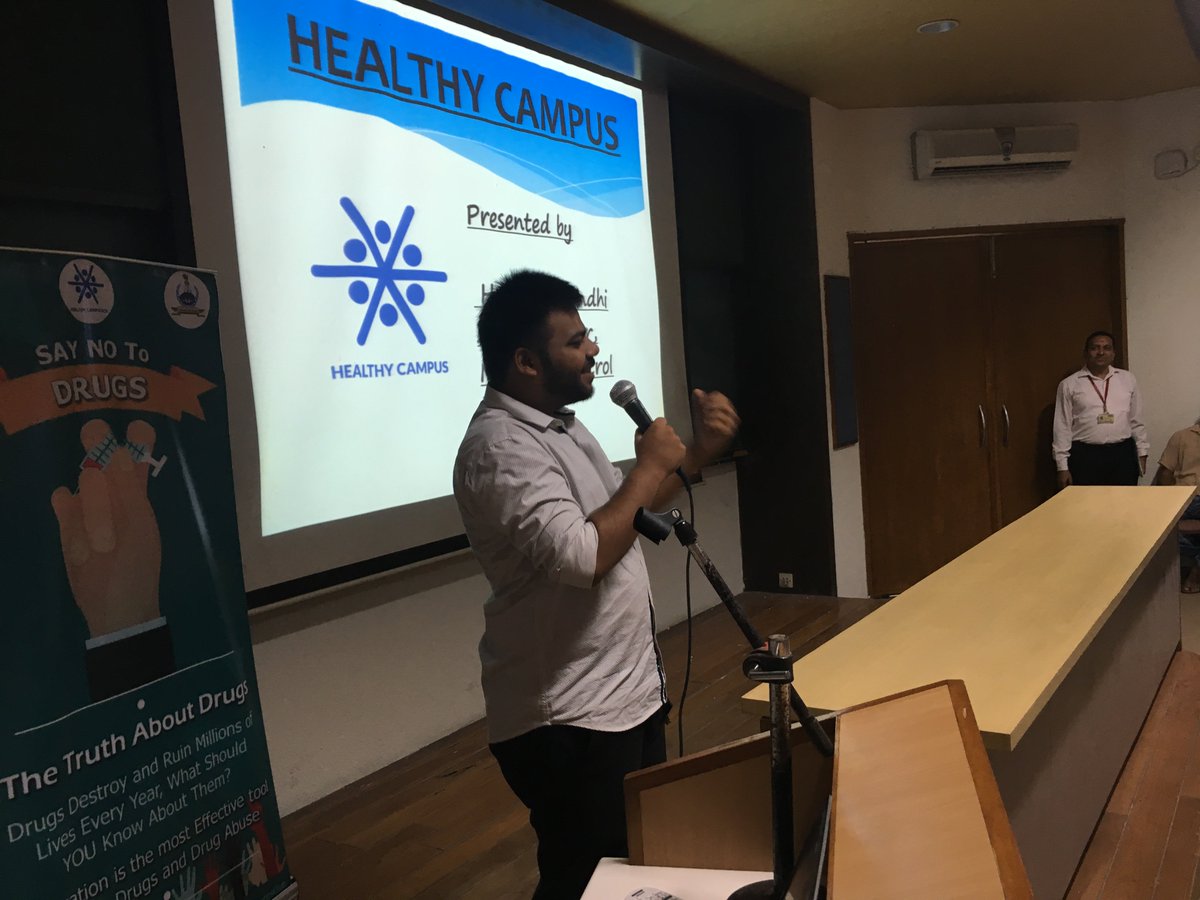 ncbazu's tweet photo. Powerful session on DRUGS AWARENESS at Nirma University to more then 200 https://t.co/huh051s8Wo students. #SayNoToDrugs 

@narcoticsbureau @dg_ncb  @tv9gujarati  @VtvGujarati @sandeshnews  @GSTV @abpasmitatv https://t.co/KozmpAhCyk