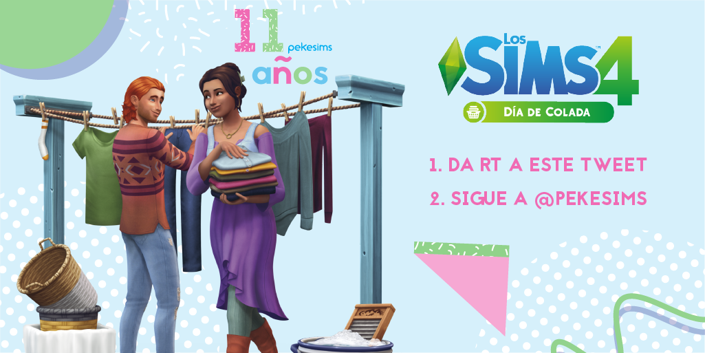 pekesims's tweet photo. ¡Sorteo! ✨ Da RT y sigue a @pekesims para conseguir un código de Los Sims 4 Día de Colada https://t.co/0z5oAx4sbM