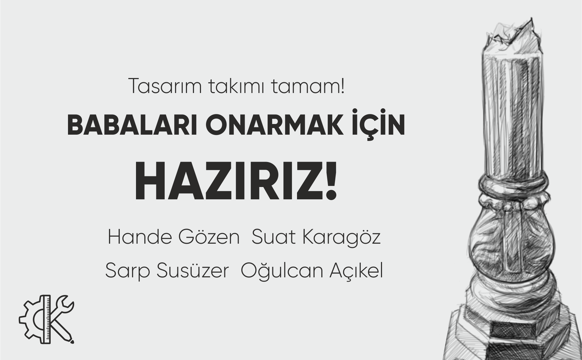 onaranlarkulubu's tweet image. Ve hazırız! @istcaf ile gerçekleştireceğimiz #urbanhacking projesi kapsamında yol kenarındaki babaları katılımcılar ve sürpriz sanatçılarla birlikte onarıyoruz! 🛠️#YenidenOK #babaOk #İCAF