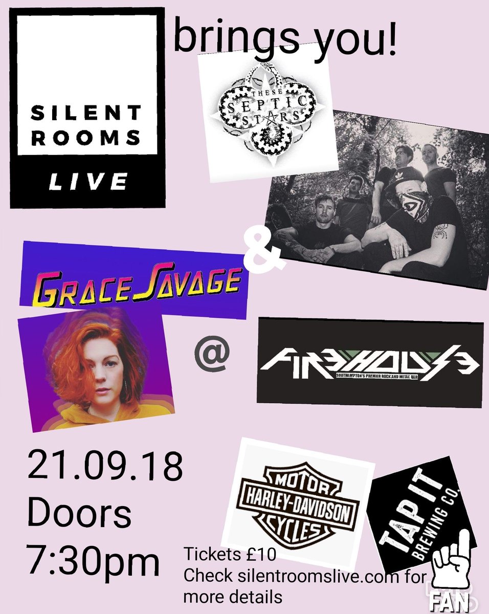 **NOT TO BE MISSED**
<a href="/septicstars/">These Septic Stars</a> &amp; <a href="/_GraceSavage/">Grace Savage</a> 
At the Firehouse in Southampton 
Music, interviews, a sound off, audience prizes and lots more! 
21st September '18

**Tickets only £10!**

#metal #beatbox #TVShow