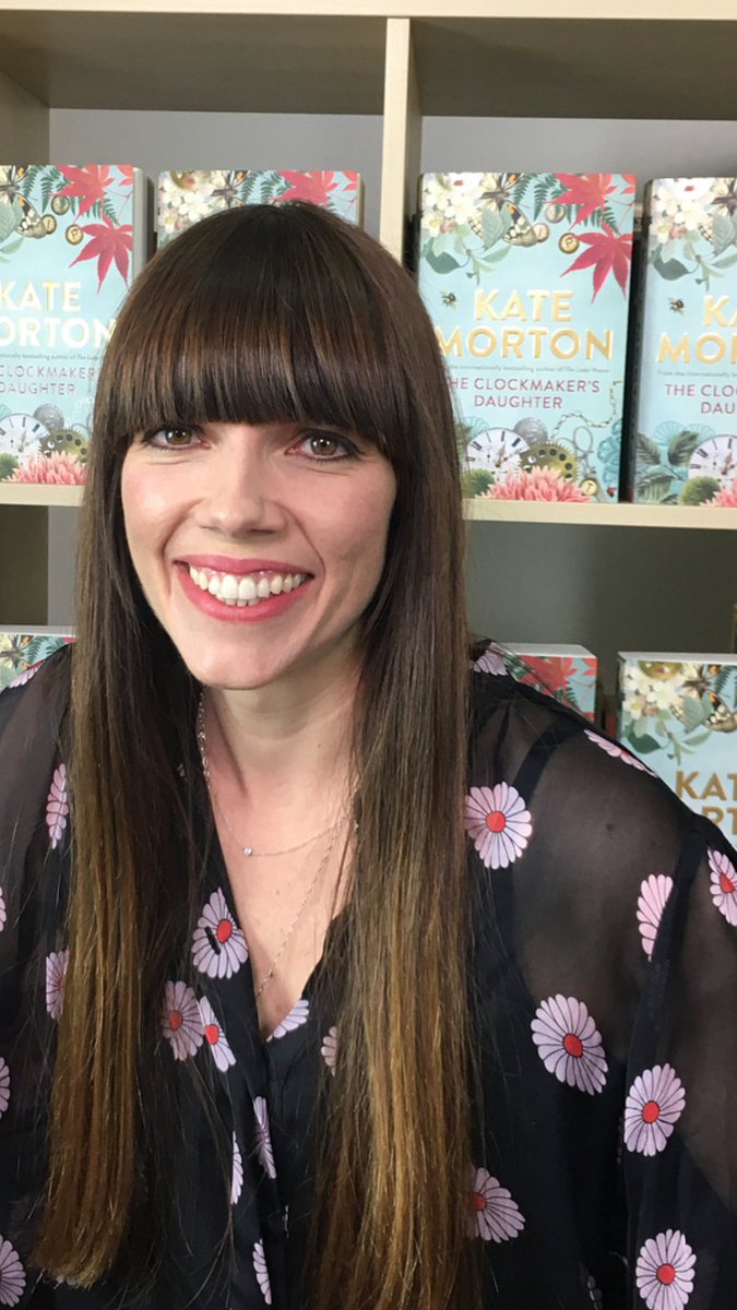 توییتر \ John در توییتر: «Lovely with bestselling author Kate Morton about her upcoming novel The Daughter. Distilled tip: if you don't love it, the reader won't either.