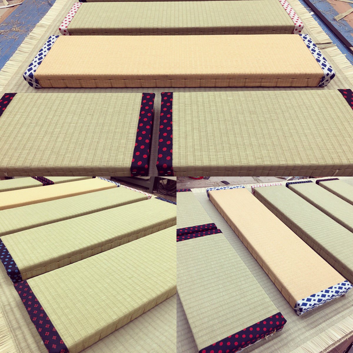 有 的場たたみ店 畳工事の時に役に立つ小さな畳 これ位の大きさが良い仕事するんです 畳 小さい畳 替え畳 寸法取り 表替え 畳工事に使えます お洒落な畳縁にしています 滋賀県タタミ 米原市タタミ 的場たたみ店 T Co Dyetixojz1