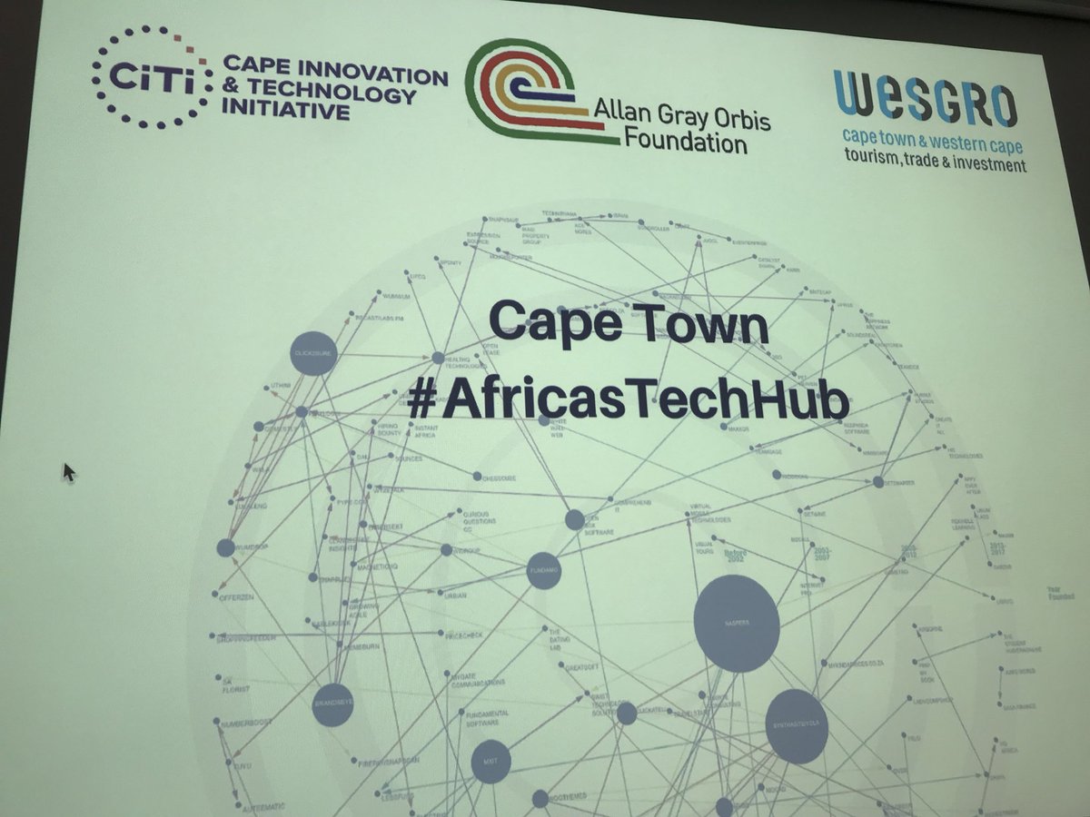 CapeInnovation's tweet image. “Cape Town has the best performing Tech eco system in Africa” @rhettmorris @endeavor_global #AfricasTechHub and Africa’s oldest Tech Incubator @Cape_IT @BandwidthBarn