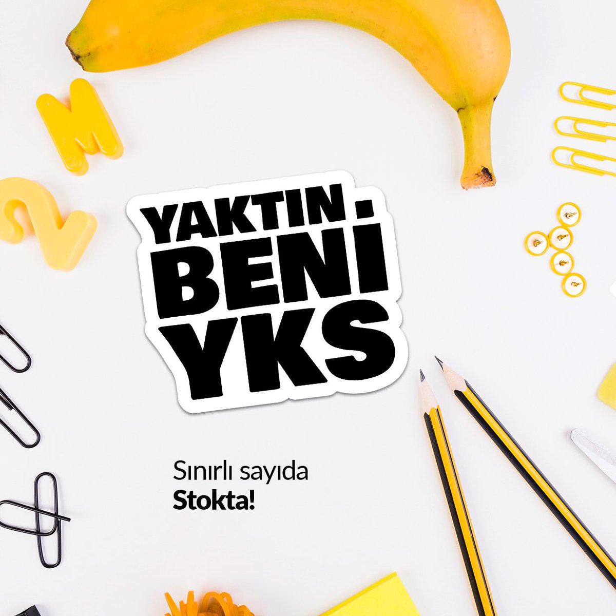 deepgaragecom's tweet photo. YKSzedeler için! Sınırlı sayıda stokta! #deepgarage #yaktinbeniyks #yks #sınav #sticker https://t.co/eeG76HYjoy https://t.co/5muHD6Bvwe