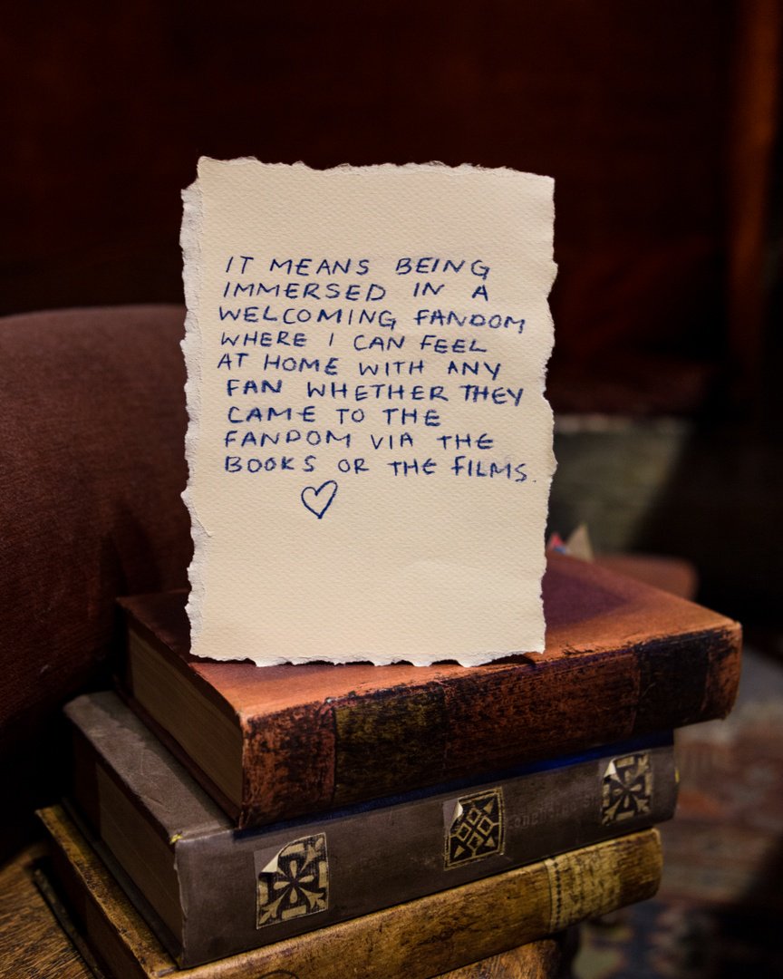 wbtourlondon's tweet photo. "What does Harry Potter mean to you?"⚡️ Our visitors shared their answers to this question - tell us yours in your reply! #HappyBirthdayHarryPotter https://t.co/qcnrPVxkDj