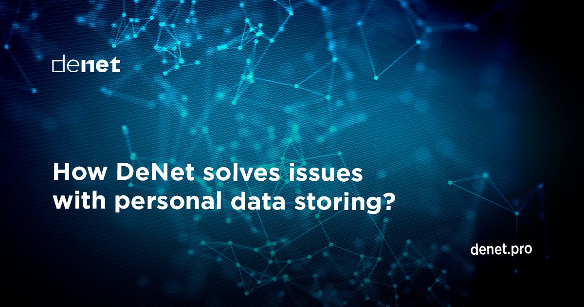 DeNetPro's tweet photo. How #DeNet solves issues with personal data storing? Our system is built on the existing computing powers, which means that we use idle standing capacities from computers in the network for storing all possible data in the network.
👉 https://t.co/FjUQIitjOc https://t.co/kPYiJoEACL