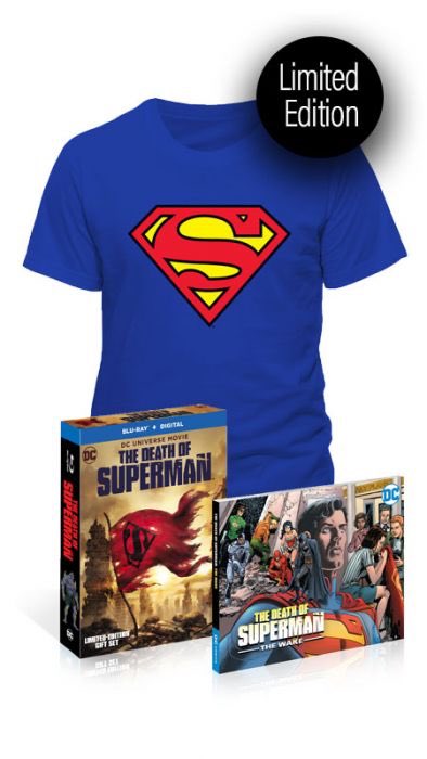 death of superman t shirt