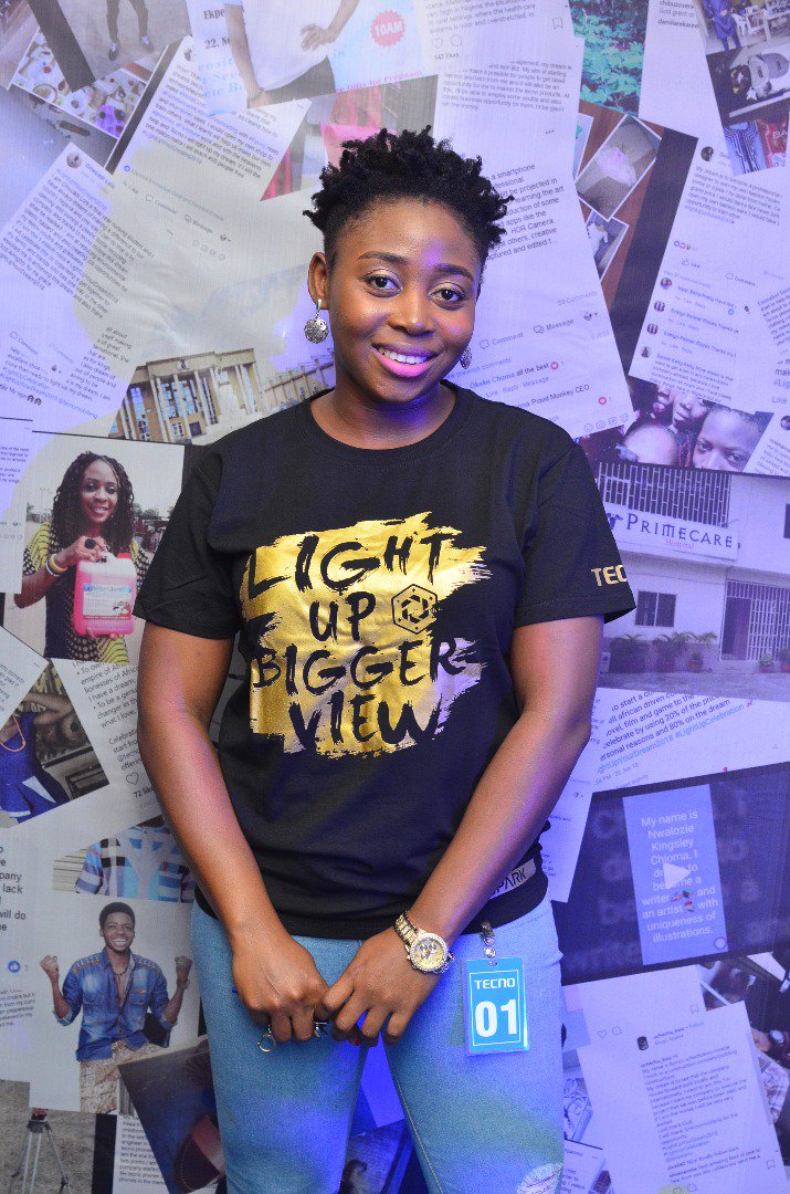 TECNOMobileNG's tweet image. Up and close with some of the contestants. #Spark2LightUp #LightUpYourDream2018