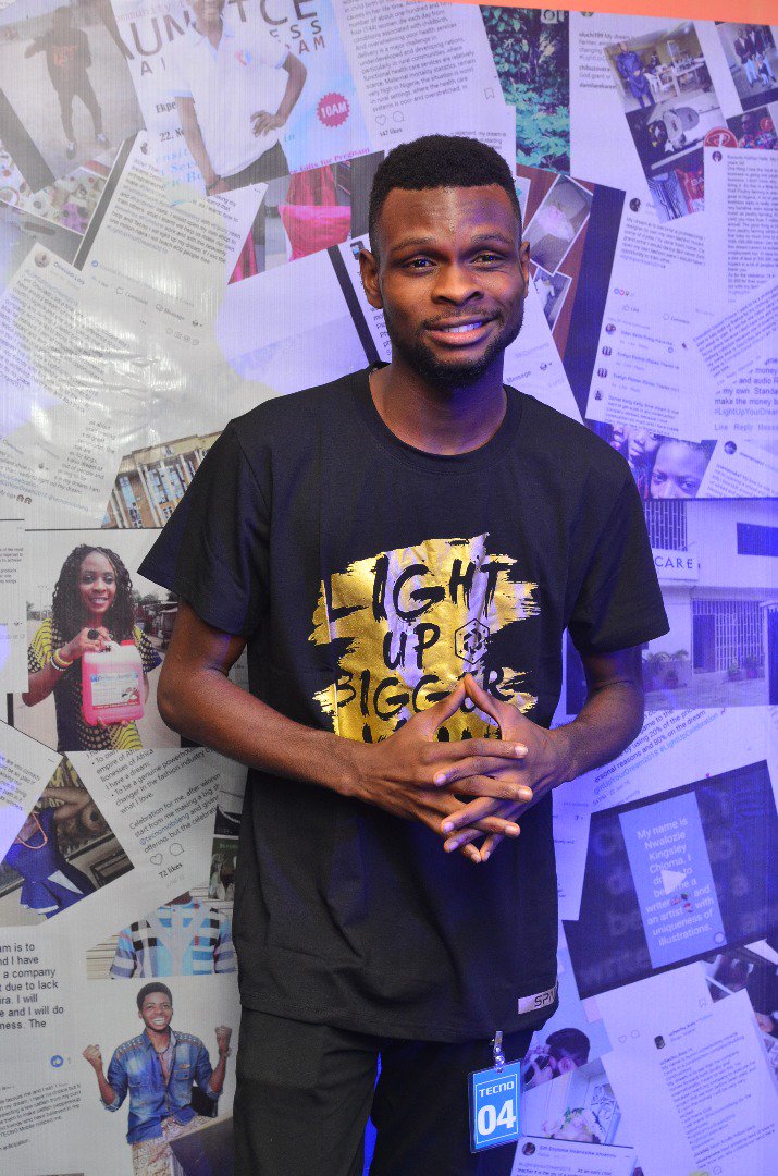 TECNOMobileNG's tweet image. Up and close with some of the contestants. #Spark2LightUp #LightUpYourDream2018