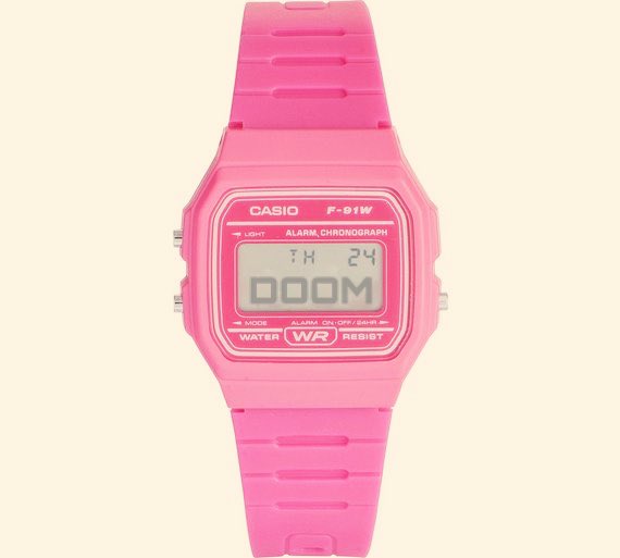 casio f91w retro