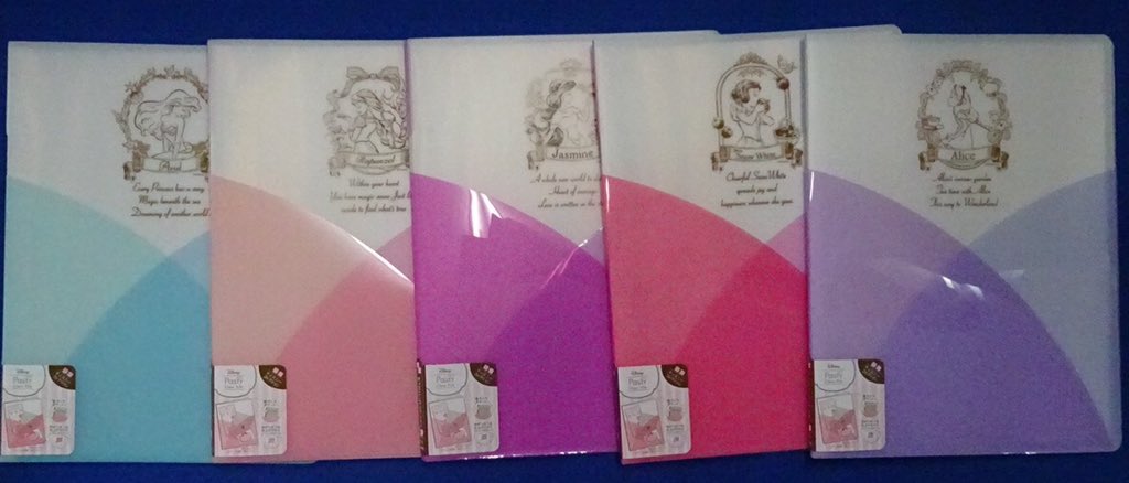 文具の富士商会 V Twitter パステルカラーのファイルシリーズ Pasty パスティ 数量限定ディズニー コレクションです クリアーホルダーとクリアーファイルあります ベル アリエル ジャスミン サリー ティンカー ベル ラプンツェル アリス 白雪姫の8種類