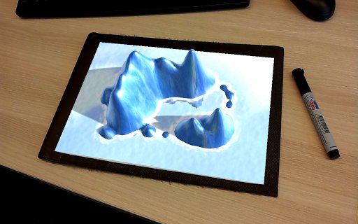 TEDentramar's tweet photo. ✍️🗾🌎Dibujar mapas con Realidad Aumentada👈LandscapAR es una aplicación gratuita de Realidad Aumentada para utilizar en tablets, que permite crear diferentes formas de terrenos de la tierra y agua, como islas, montañas, valles, etc., https://t.co/EzW7tLOeTj https://t.co/GWWuin4FKI