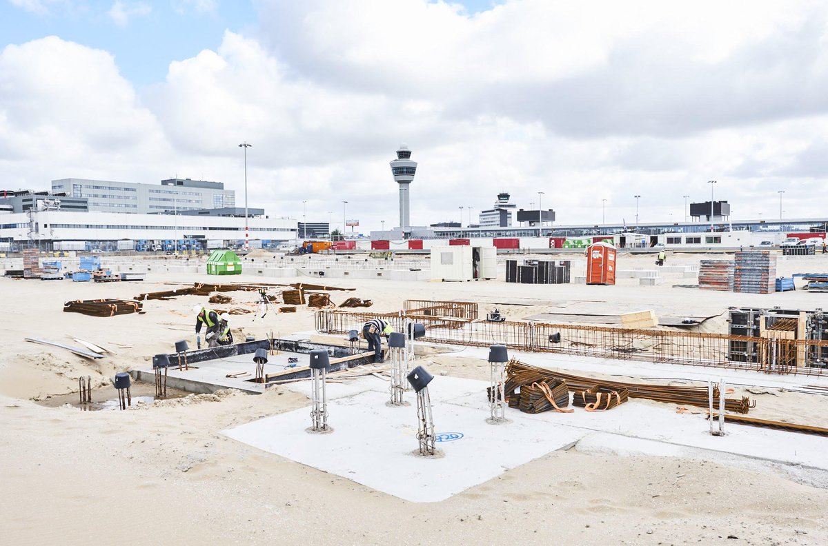duriem's tweet photo. We're proud to announce that ZensorBe and Movares will be collaborating on an innovative construction monitoring project for schiphol's new terminal &amp; pier! #InfrastructureAnalytics #AssetManagement https://t.co/DUJ0iHpq22