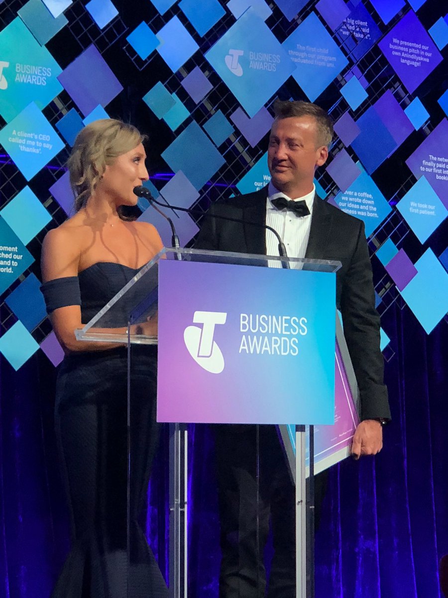 jeznicholas's tweet photo. Be Fit Food. Worthy winners of Telstra Victorian Business of the Year. #telstrabizawards https://t.co/zm2Jl0Kbty