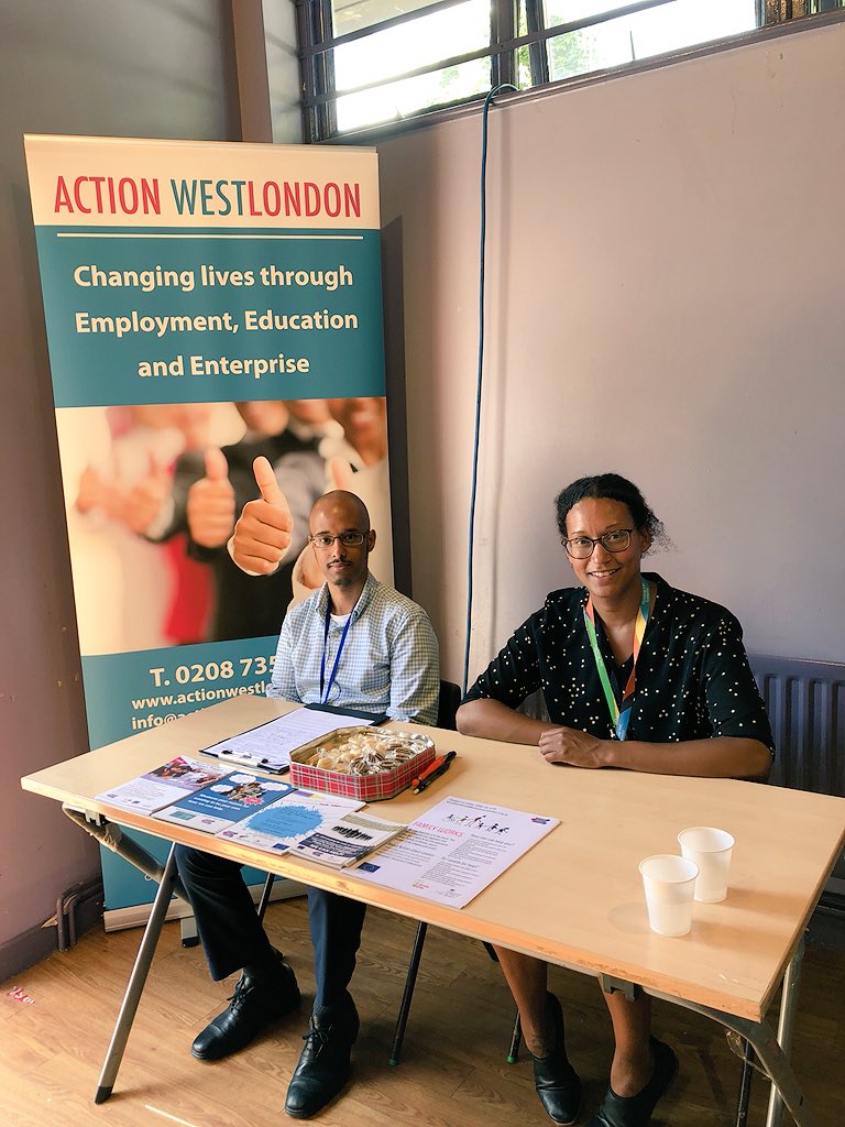 Kurshed2's tweet photo. Enjoying outreach meeting new clients and residents with @NHGhousing @DottinLeila @ActionWLondon please come and join us for #employabilitysupport #adviceandguidance at #SW6 Clem Attle Community Centre. https://t.co/cJTI4dsUid