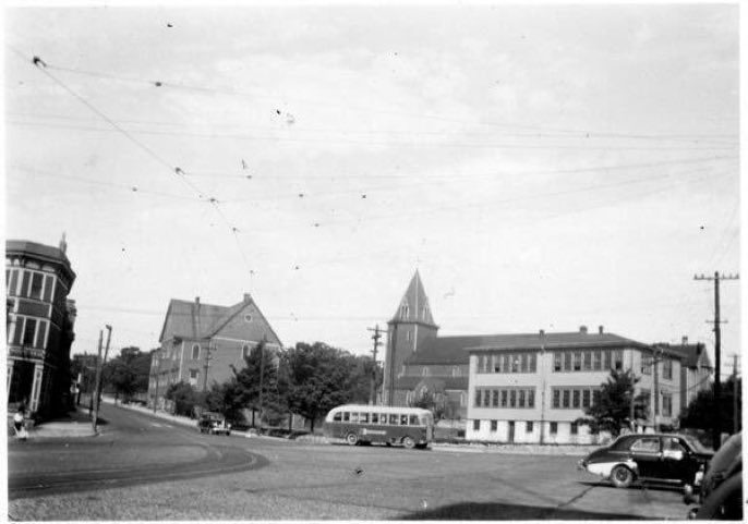 Cavendish Square, c. 1940s. Photo by Robert H. Tait.