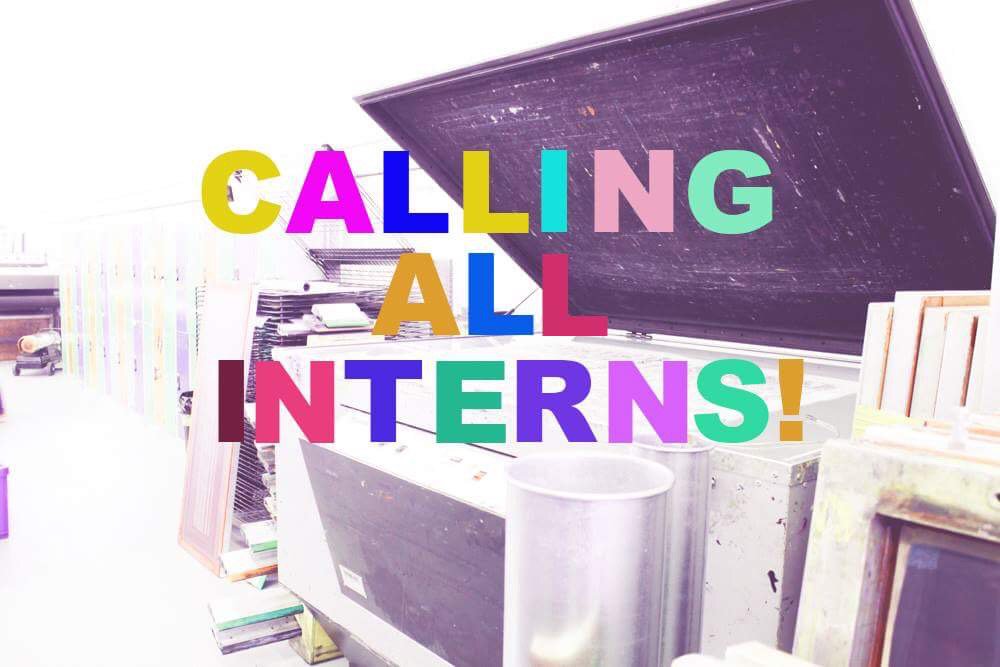 **REMINDER**
We have an amazing Internship opportunity available in our print studio!
If you are looking for experience in a busy London based printing studio and have an interest in screen printing this may be for you!
Email info@printallstudios.co.uk or call on 0207 232 0363
🌟