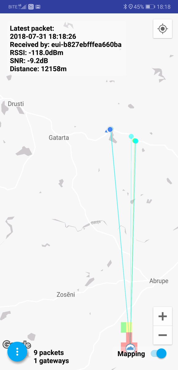 kosmosa_kareivi's tweet photo. Field testing #RAK831 with @JenertAndzins reaching for signal #gateway @rakwirelessyu @thethingsntwrk https://t.co/WJDoBeuqf8