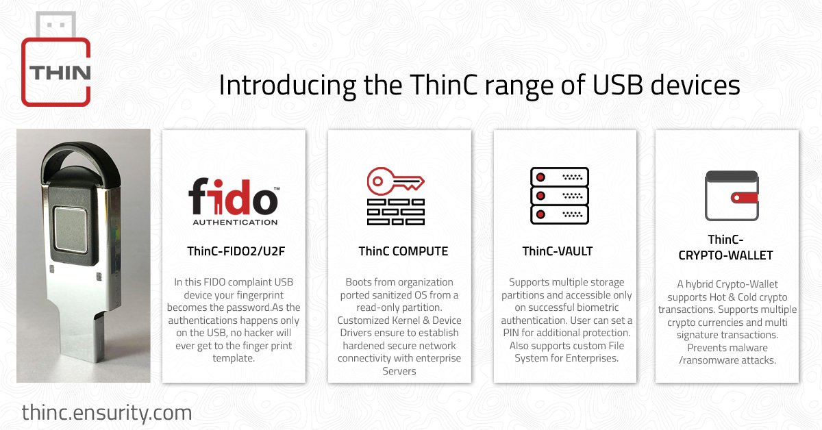 ThinC_USB's tweet photo. #ThinC #Ensurity #digitalsecurity #enterprisesecurity #USBstorage #SecureUSB https://t.co/SBK32ubkQn