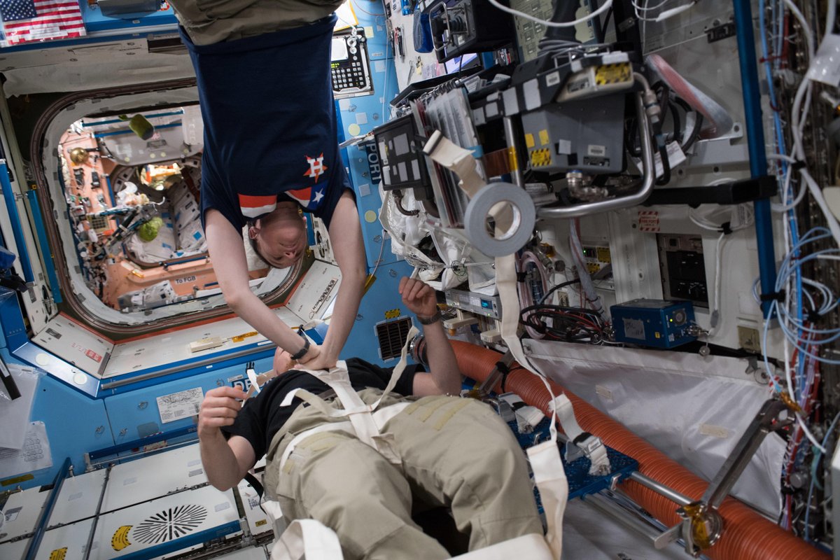 Astro_Alex's tweet photo. Hand aufs Herz! Herzdruckmassage ist im Weltraum sehr viel schwieriger als auf der Erde. Dennoch sollte das -jeder- koennen, egal ob im All oder auf der Erde. Wie sieht's bei euch aus? #Horizons https://t.co/G3LvKBwU1Z