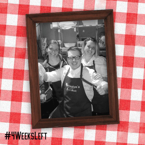 sweeneytoddnyc's tweet photo. Thank you to our stage management team for keeping our pie shop operation running smoothly! #ClosingUpShop #FourWeeksLeft https://t.co/o8Jq4p9IXz